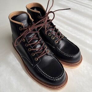 Taft Black and Brown Leather Boots